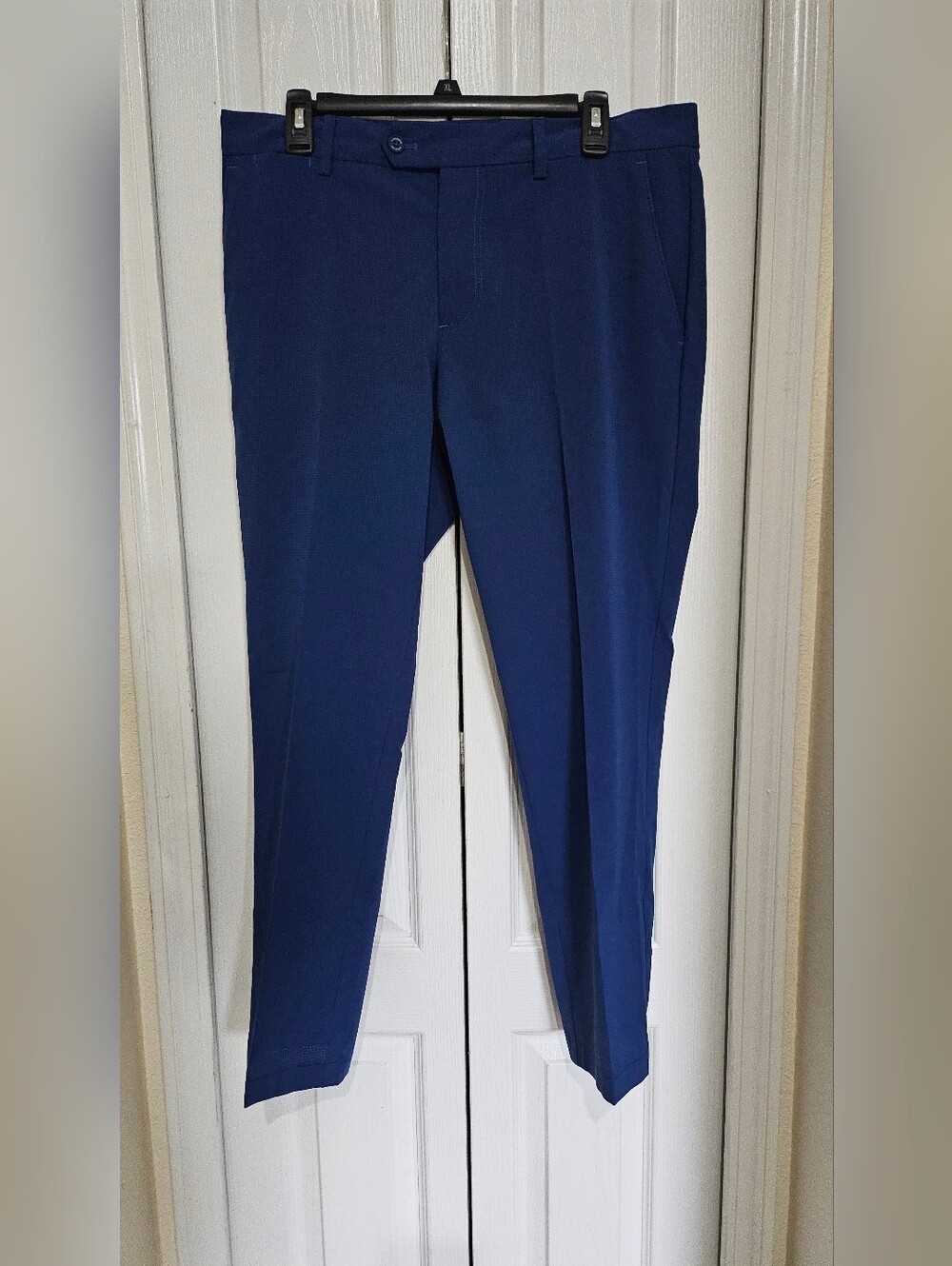 J.Lindeberg Vent Golf Pants Men's Size 32x34 Blue Performance Stretch Flat Front - Picture 5 of 12